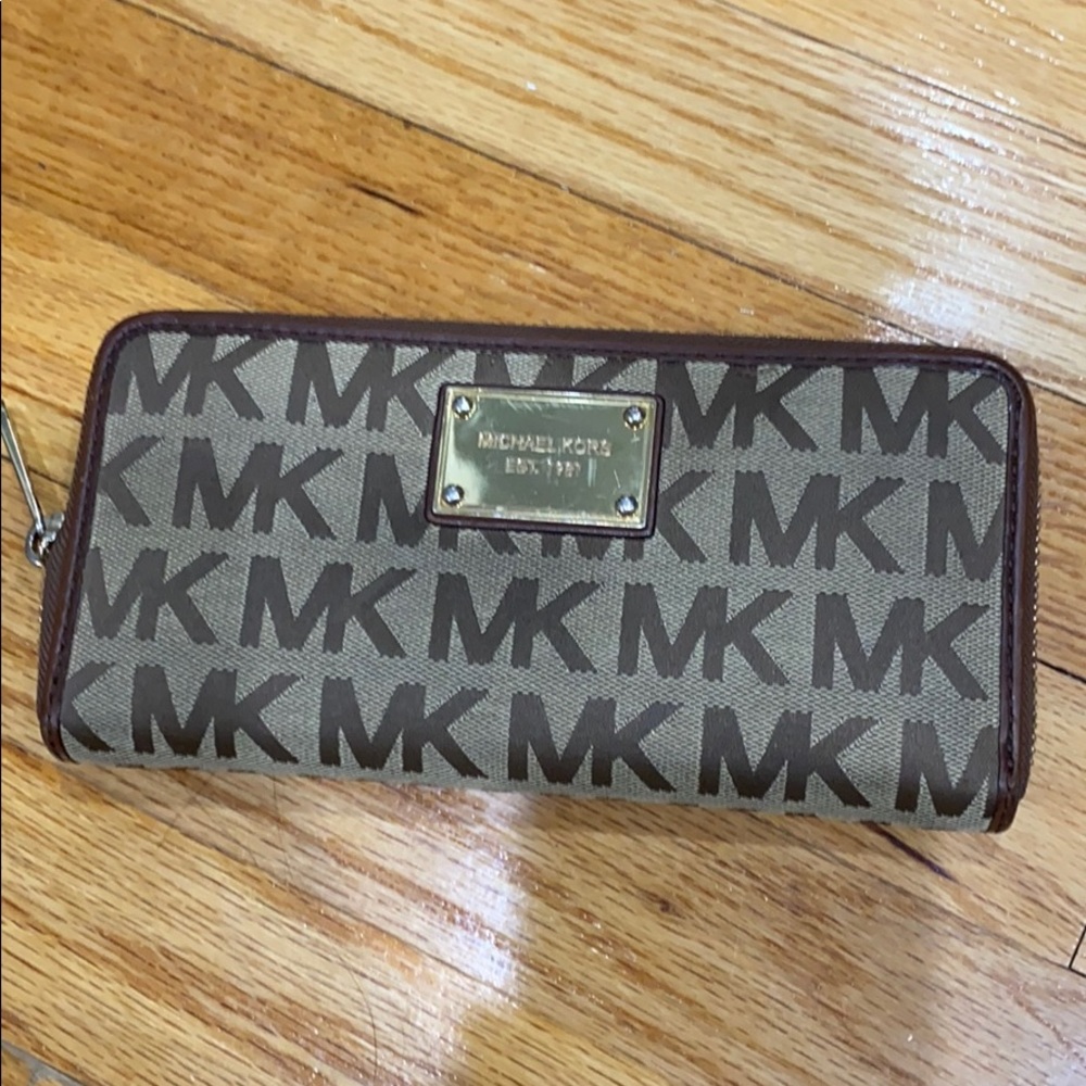 Michael kors wallet brown / tan